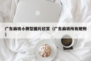广东麻将小牌型图片欣赏（广东麻将所有规则）